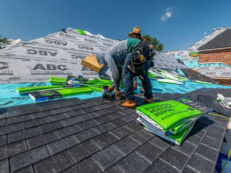 Roofing job in the Leeds neighborhood of Sioux City